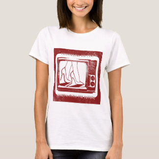 Het verleden channelen, in de toekomst stappen t-shirt