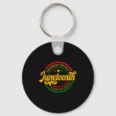 Het verleden eren Juneteenth viert vrijheid Sleutelhanger (Voorkant)