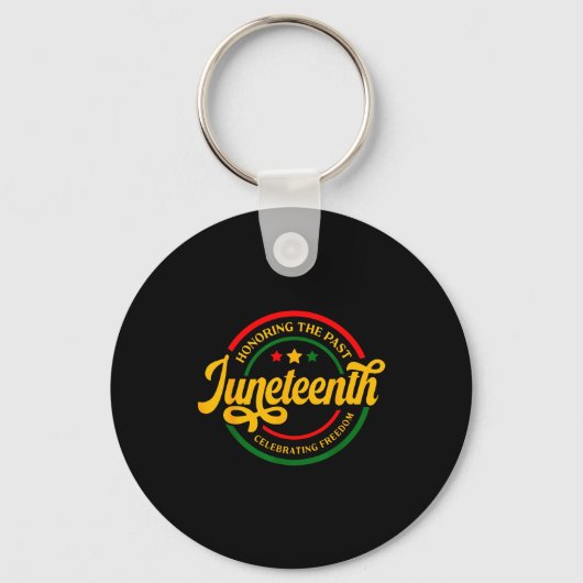 Het verleden eren Juneteenth viert vrijheid Sleutelhanger (Voorkant)