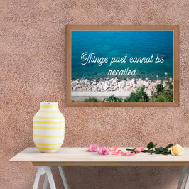 Het verleden kan niet worden herinnerd aan het oce poster