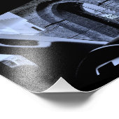 Het verleden komt tegemoet aan de toekomst foto afdruk (Hoek)