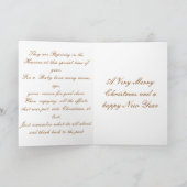 Het "verleden van Kerstmis " * Feestdagen Kaart (Binnen)