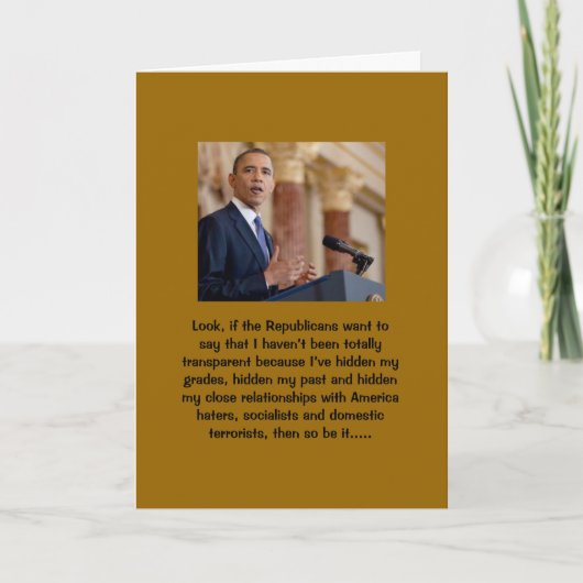 Het verleden van Obama - de media zullen niet Kaart (Voorkant)