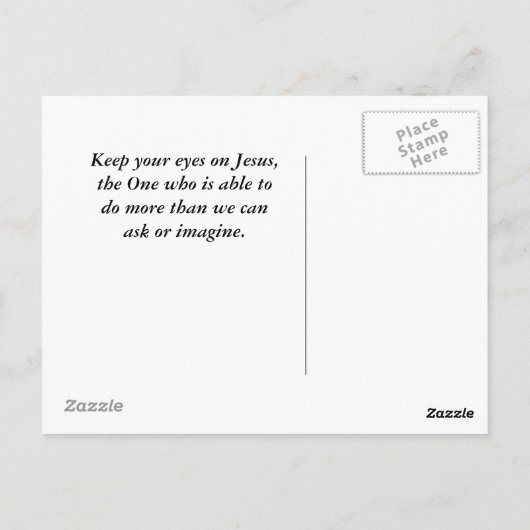 Het verleden vergeten dat ik druk op de Filippijne Briefkaart (Achterkant)