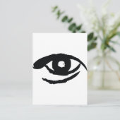 Het verlichte oog briefkaart (Staand voorkant)