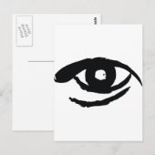 Het verlichte oog briefkaart (Voorkant / Achterkant)