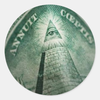 Het verlichtingsoog ronde sticker