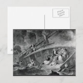 Het verlies van de Oost-Indiaman Briefkaart (Voorkant / Achterkant)