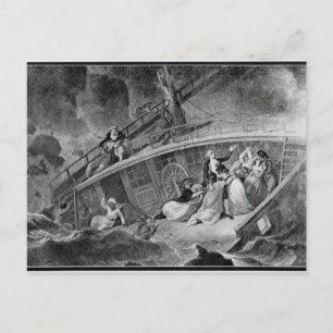 Het verlies van de Oost-Indiaman Briefkaart