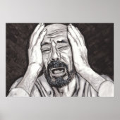 Het verlies van een geliefde, verdriet poster (Voorkant)