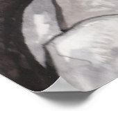 Het verlies van een geliefde, verdriet poster (Hoek)