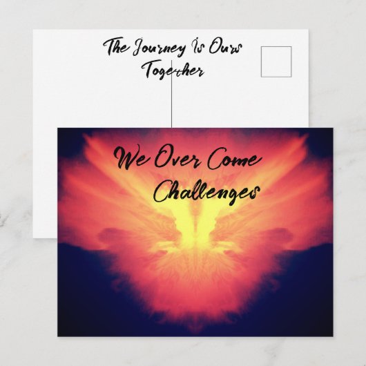 Het Verlies van een Huisdier of Geliefde Verwerken Briefkaart (Voorkant / Achterkant)