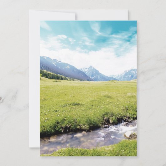 Het verlies van een Son Memorial Kaart (Achterkant)