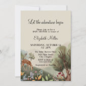 Het verliezen van geïllustreerde Bloembomen Deer B Kaart (Voorkant)