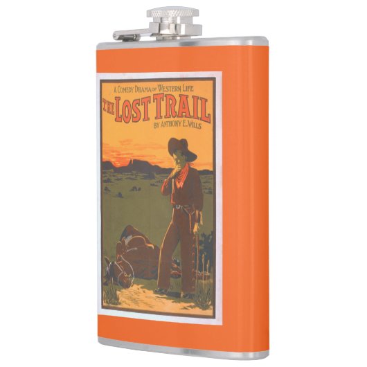 Het verloren spoor - Comedy drama Western leven Heupfles (Links)