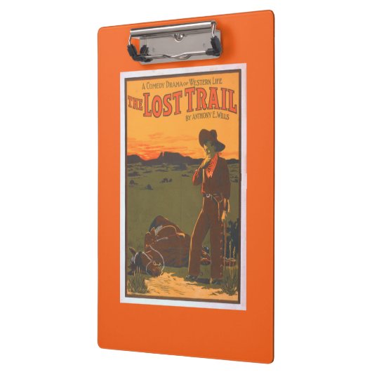 Het verloren spoor - Comedy drama Western leven Klembord (Links)