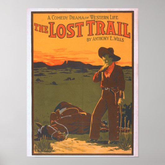 Het verloren spoor - Comedy drama Western leven Poster (Voorkant)