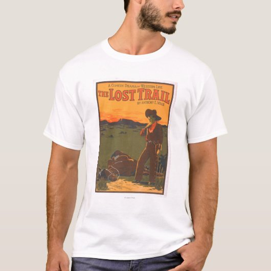 Het verloren spoor - Comedy drama Western leven T-shirt (Voorkant)