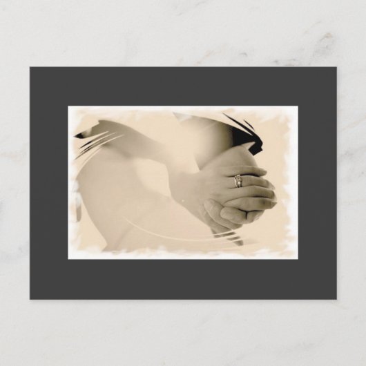 Het verloving aankondigingskaart (Voorkant)