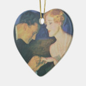 Het Verloving Keramisch Ornament (Links)