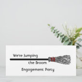 Het Verloving van Broom pompen Kaart (Staand voorkant)