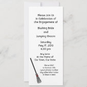 Het Verloving van Broom pompen Kaart (Achterkant)