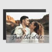 Het Verloving van de Foto van de douane sparen het Magnetische Uitnodiging (Voorkant / Achterkant)