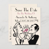 Het Verloving van de klap & bewaart het Briefkaart (Voorkant / Achterkant)