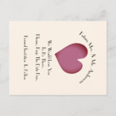 Het Verloving van de klap & bewaart het Briefkaart (Achterkant)