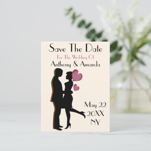 Het Verloving van de klap & bewaart het Briefkaart (Staand voorkant)