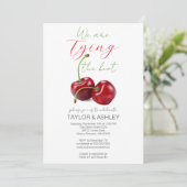 Het Verloving van de Knot Cherry Kaart (Staand voorkant)