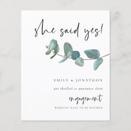 Het Verloving van Eucalyptus was een goed idee.