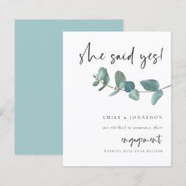 Het Verloving van Eucalyptus was een goed idee.