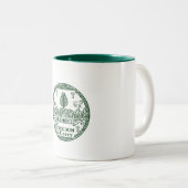 Het Vermont-zegel Tweekleurige Koffiemok (Voorkant rechts)