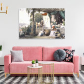 het vernietigen van de Chrysaliden en het afrollen Canvas Afdruk (Insitu (Woonkamer))