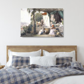 het vernietigen van de Chrysaliden en het afrollen Canvas Afdruk (Insitu (Slaapkamer))