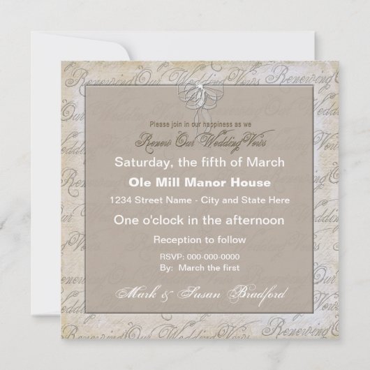 Het vernieuwen nodigt de Woten uit - Charming & Qu Kaart (Achterkant)