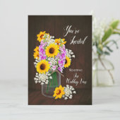 Het vernieuwen van onze bruiloft - Uitnodiging van (Staand voorkant)