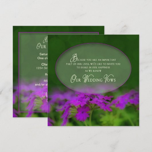 Het vernieuwende Uitnodiging-Ovaal Tussenvoegsel v Kaart (Voorkant / Achterkant)