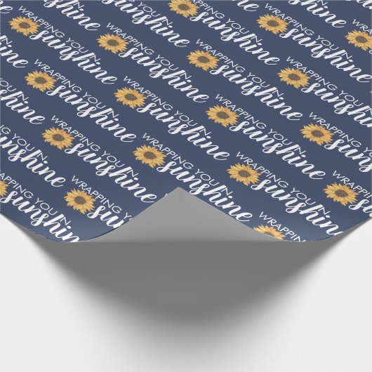 Het verpakken van u in Zonnewrikpapier Cadeaupapier (Hoek)