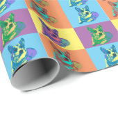 Het Verpakkende document van Corgi Cadeaupapier (Rol Hoek)