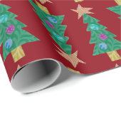 Het Verpakkende Document van de Boom van de Cadeaupapier (Rol Hoek)