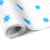 Het Verpakkende Document van de Chanoeka Cadeaupapier (Rol Hoek)