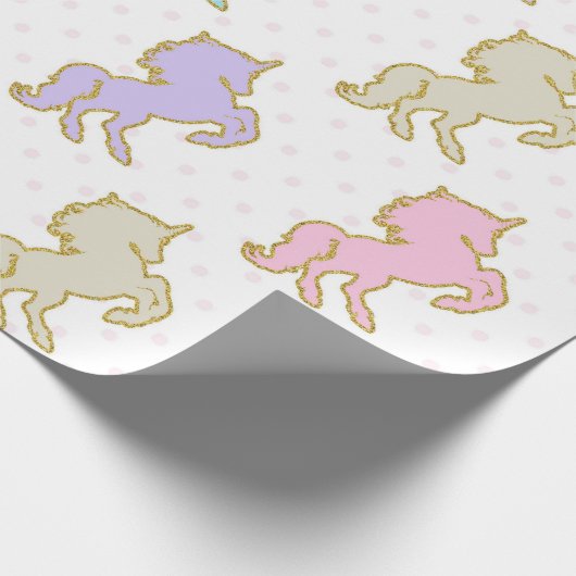 Het Verpakkende Document van de Eenhoorn van de Cadeaupapier (Hoek)