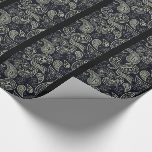 Het Verpakkende Document van de Gift van Paisley Cadeaupapier (Hoek)