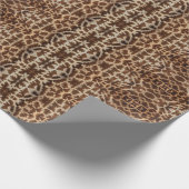 Het Verpakkende Document van de Giraffe Cadeaupapier (Hoek)