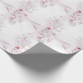 Het verpakkende document van de orchidee cadeaupapier (Hoek)