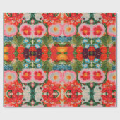 HET VERPAKKENDE DOCUMENT VAN DE TUIN VAN BLOEMEN CADEAUPAPIER (Vlak)