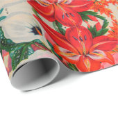 HET VERPAKKENDE DOCUMENT VAN DE TUIN VAN BLOEMEN CADEAUPAPIER (Rol Hoek)