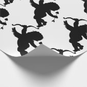 Het Verpakkende Document van de Valentijnsdag van Cadeaupapier (Hoek)